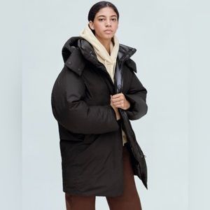 Uniqlo U padded oversized parka jacket/coats, size S, women